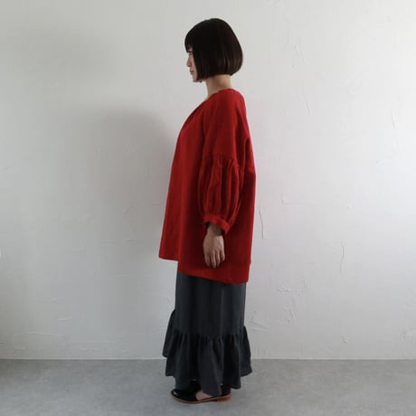 Sikuten リネンパフスリーブチュニック
