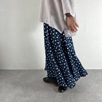 Sikuten ギャザースカート(DOT BLUE)