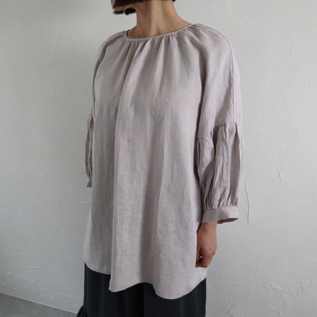 Sikuten リネンパフスリーブチュニック