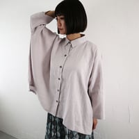 Sikuten  リネンワイドブラウス