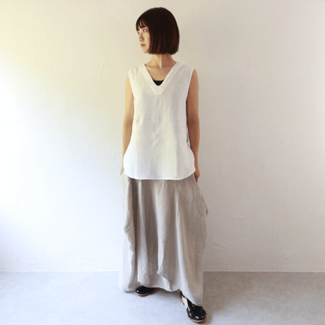 Sikuten リネンタンクトップ