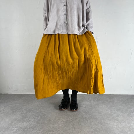Sikuten ギャザースカート(MUSTARD)
