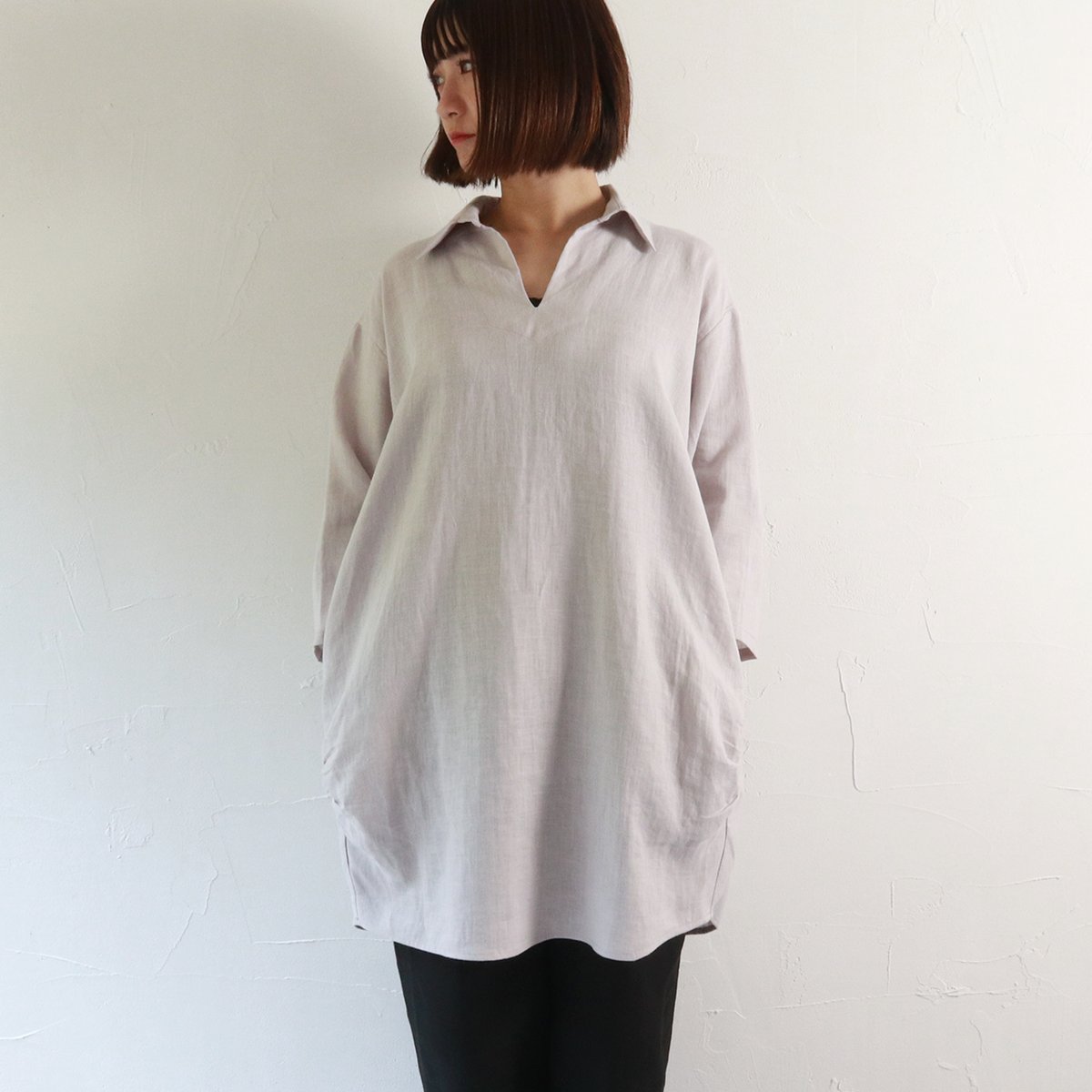 Sikuten 襟付きチュニック | イロアセナイ