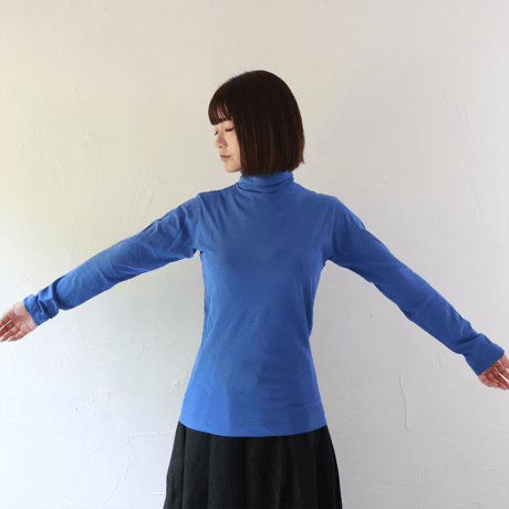 Sikuten  HARD TWIST YARN  スムースコットン  ハイネックカットソー
