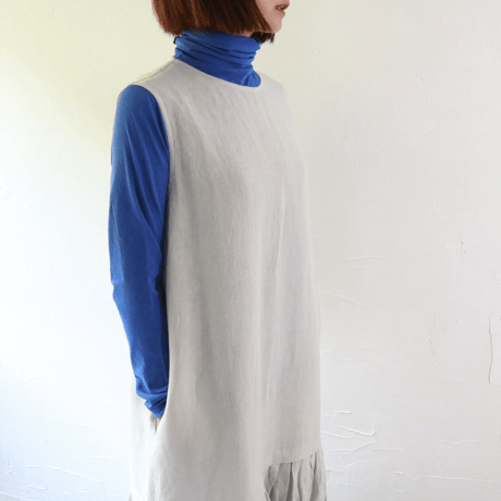 Sikuten  HARD TWIST YARN  スムースコットン  ハイネックカットソー