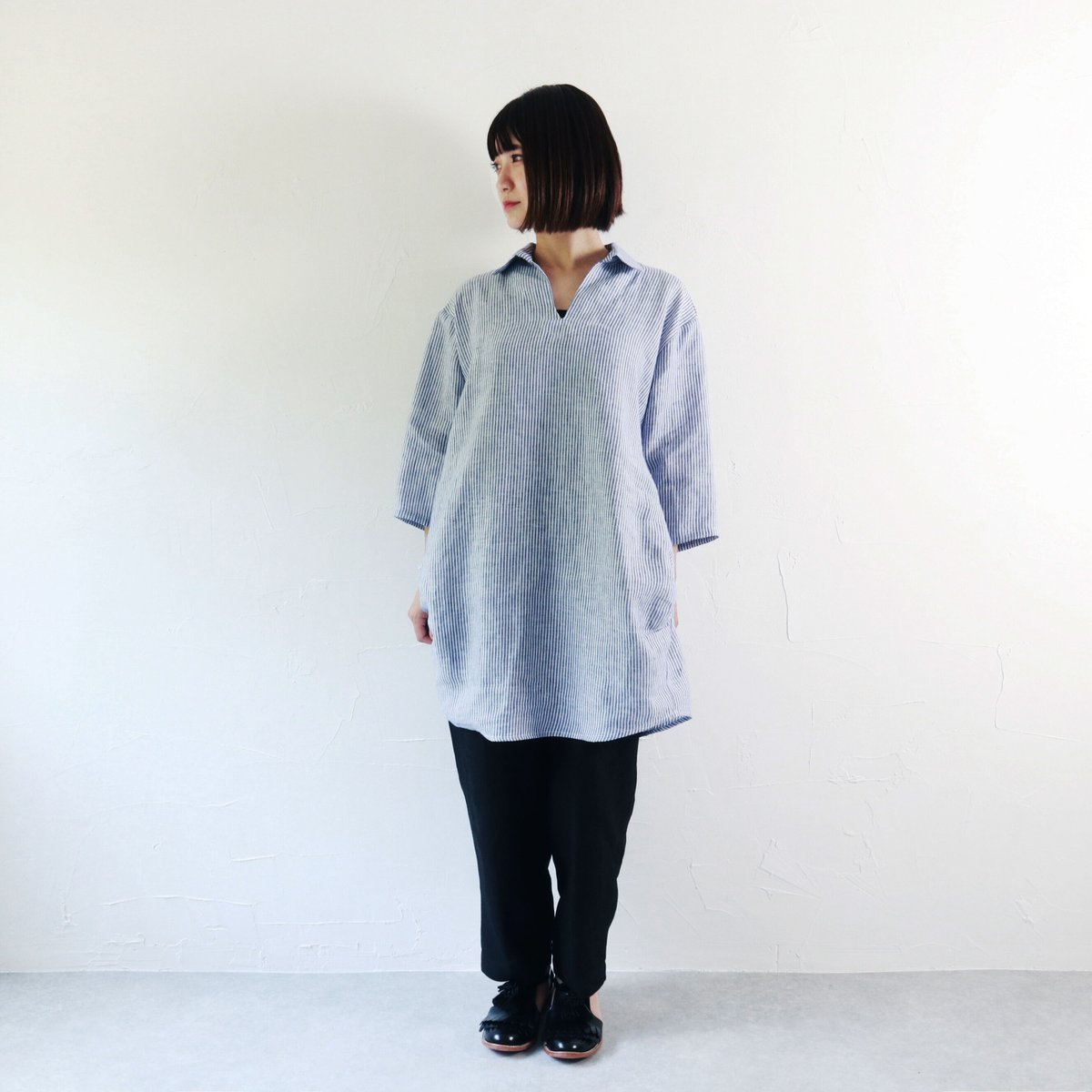 Sikuten 襟付きチュニック | イロアセナイ