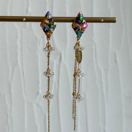 SAZARE diamond longピアス・イヤリング