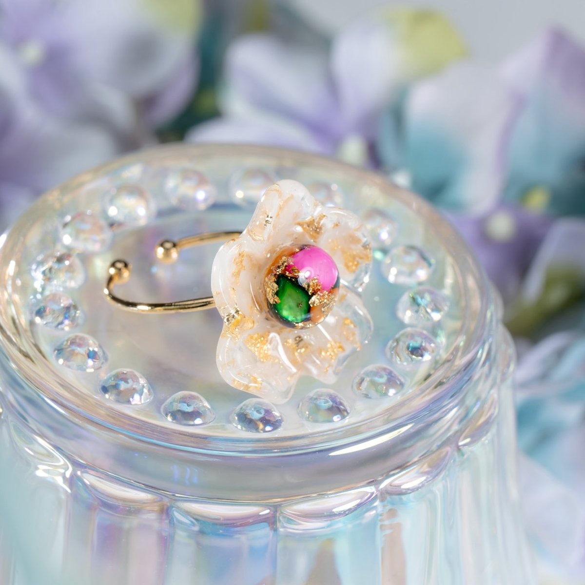 値下げしました。細れ石「さざれいし」花器 SAZARE FLOWER bloom リング | POCO HOUSE