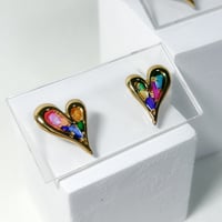 【オンライン限定】 SAZARE gold heartピアス・イヤリング
