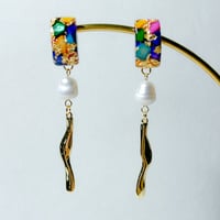 SAZARE pearl & nuance gold ピアス・イヤリング
