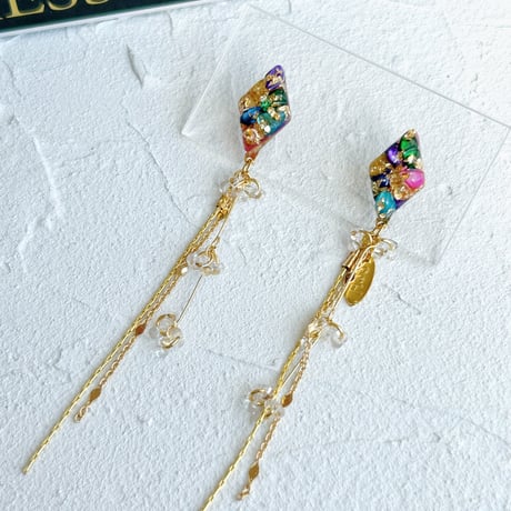SAZARE diamond longピアス・イヤリング