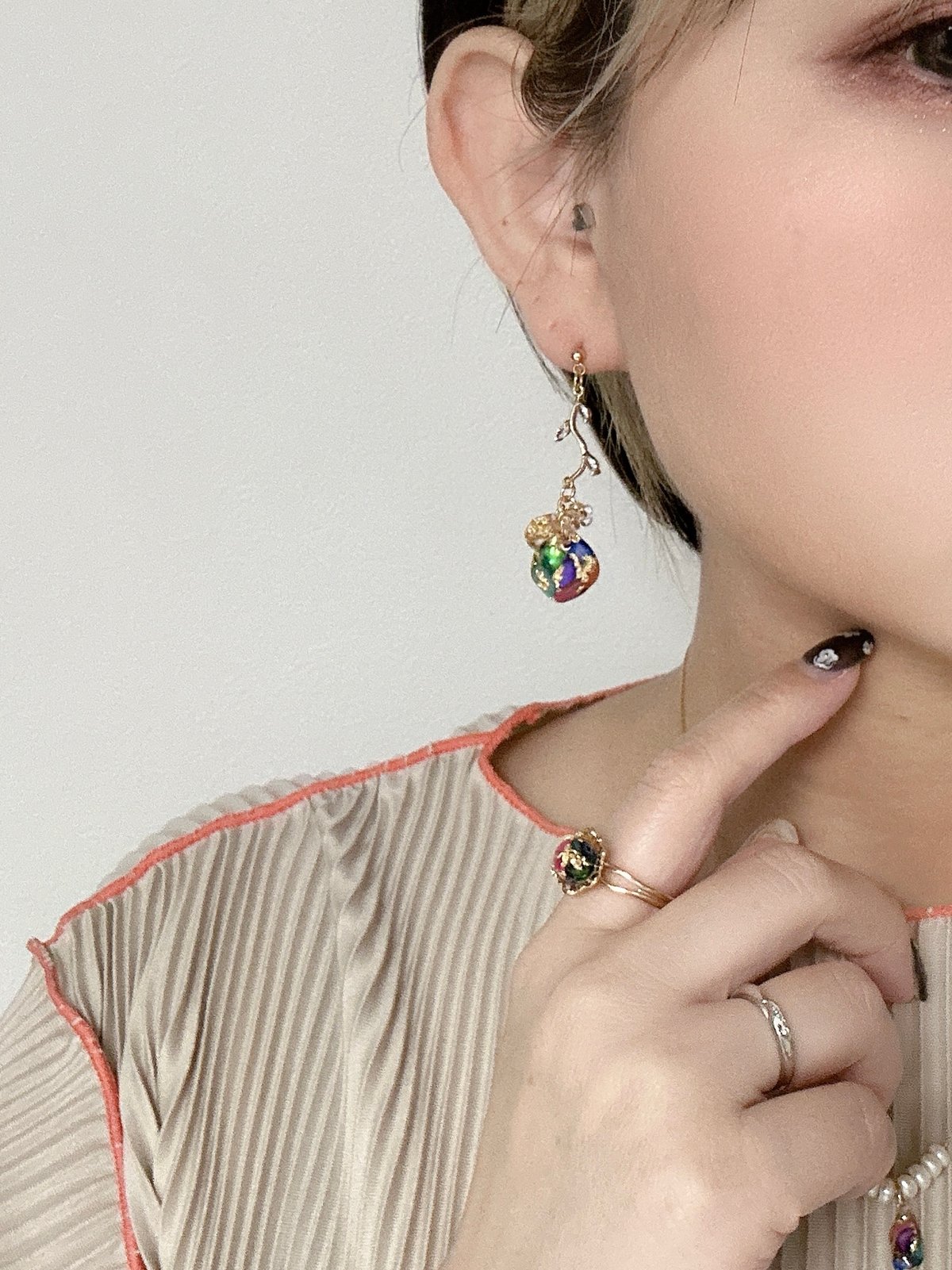 SAZARE FLOWER petal ピアス・イヤリング | POCO HOUSE