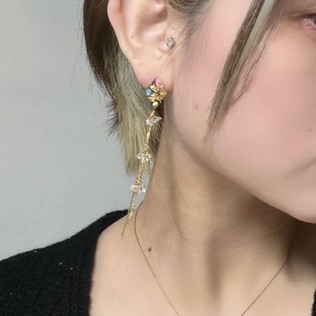 SAZARE diamond longピアス・イヤリング