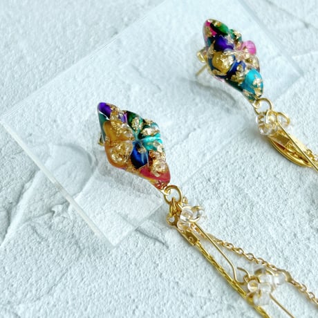 SAZARE diamond longピアス・イヤリング