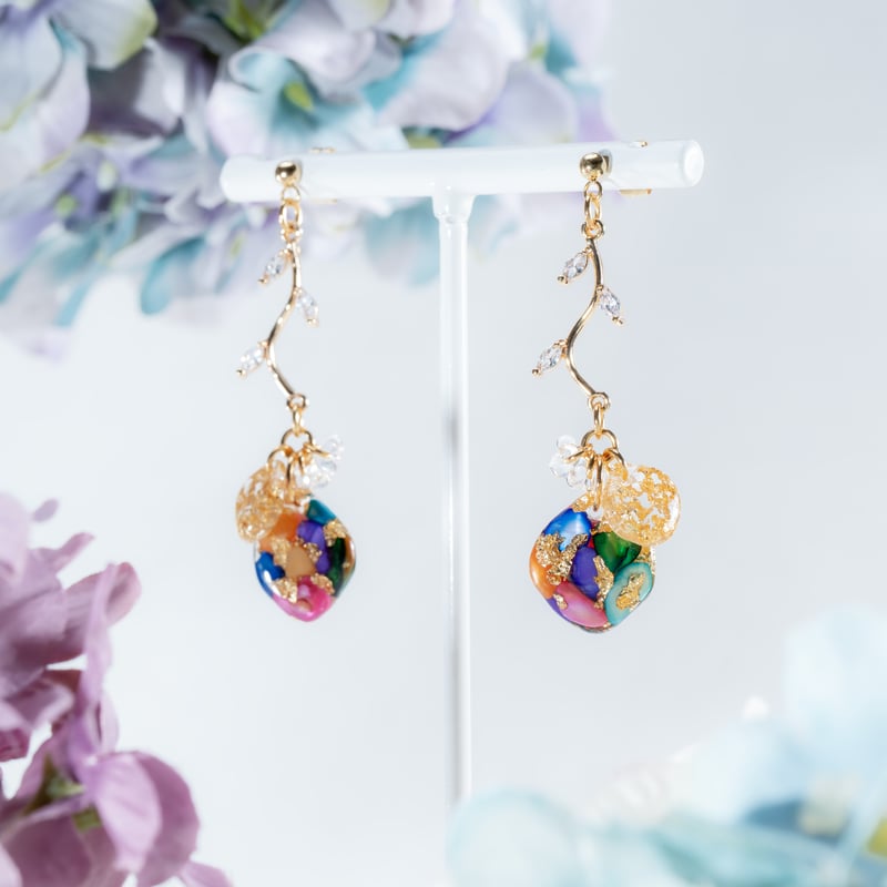 SAZARE FLOWER petal ピアス・イヤリング | POCO HOUSE