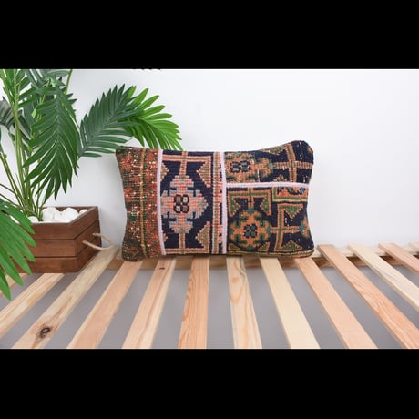 クッションカバー キリムクッション クッション カバー おさゃれ キリム トルコ キリム クッションカバー ペルシャ トルコ 冬用 水色 青 正方形 厚手