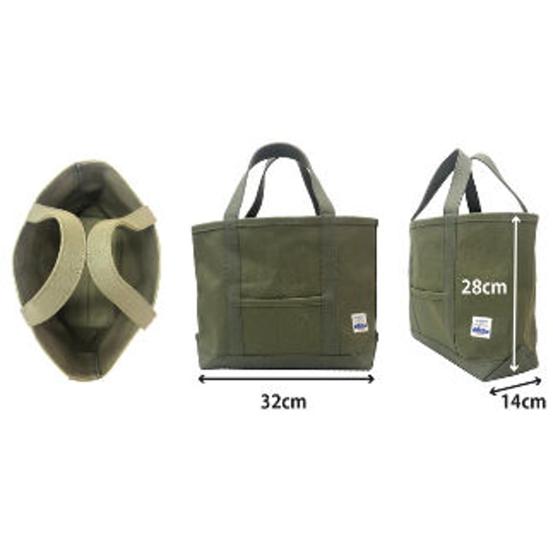 トートバッグ M 25oz numbers duck 極厚 ALBERTON® 帆布 | 24