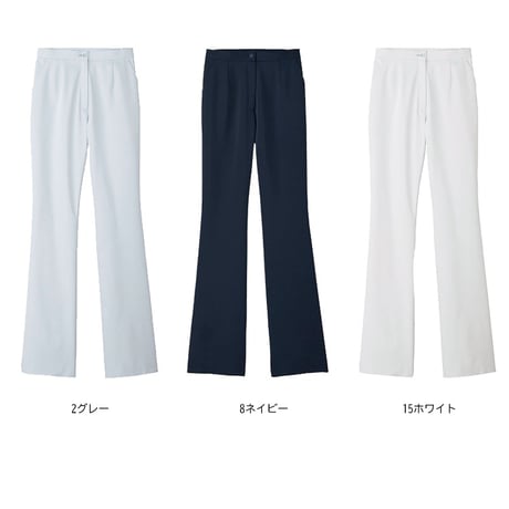 レディスブーツカットパンツ　グレー　TP6300L-2