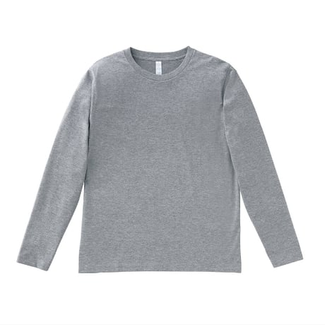 5.3オンス　ロングTシャツ　杢グレー　MS1605-2