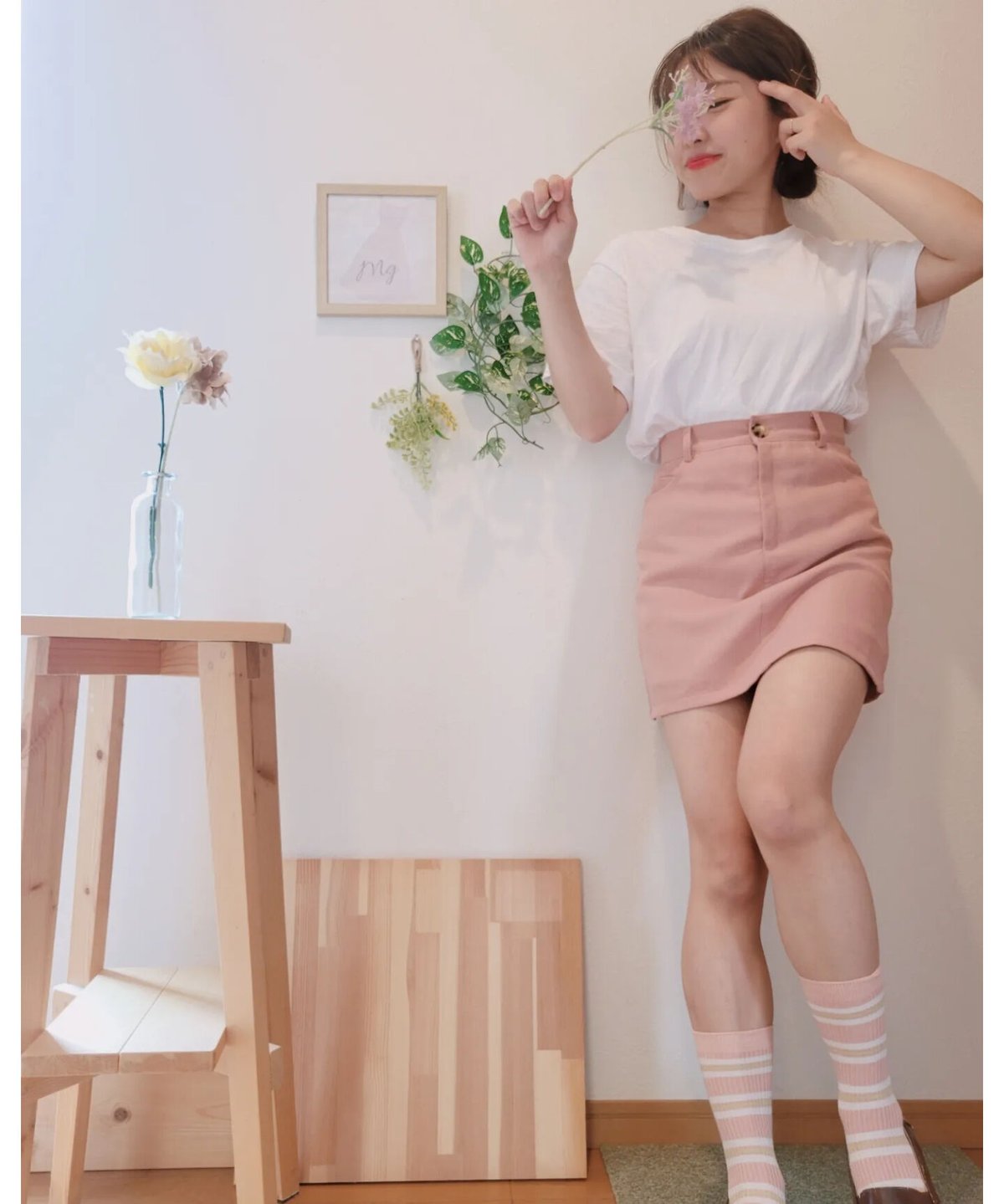 the virgins ミニスカート ピンク terry fluttering skirt | the Virgins