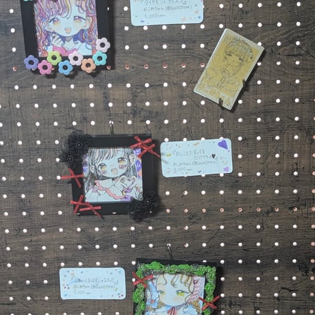 おこめちゃん ミニ額展「おしごとで言ってるだけかもよ♥」