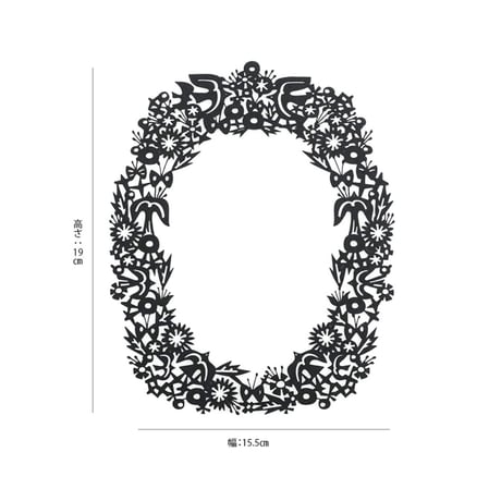 《Re:co》Photo Frame BIRD_Black