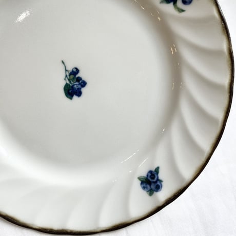 Dian Blueberry ／ケーキ皿 ／１９.５cm／美濃焼