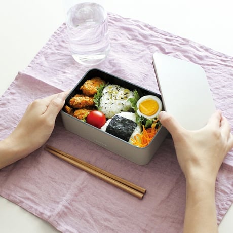 箸箱／グレー