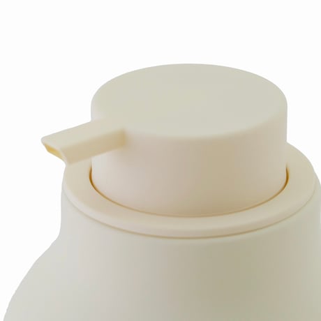 《陶器》マットな質感のソープディスペンサー 泡タイプ/アイボリー