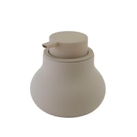 《陶器》マットな質感のソープディスペンサー 泡タイプ/ベージュ