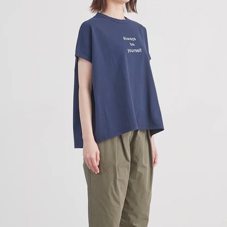 heavenly／ワイドドルマンプリントTシャツ／グレージュ