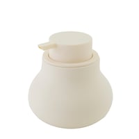 《陶器》マットな質感のソープディスペンサー 泡タイプ/アイボリー