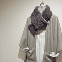 マフラー ボアファー リバーシブル