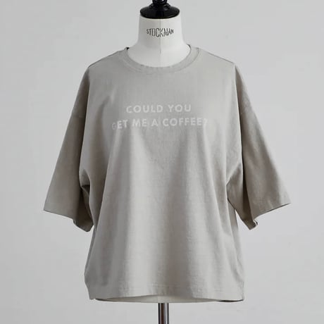 heavenly／ワイドTシャツ／グレージュ