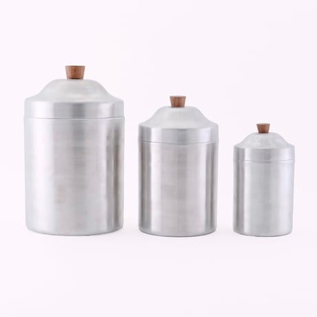 アルミのキャニスター／Ｌ