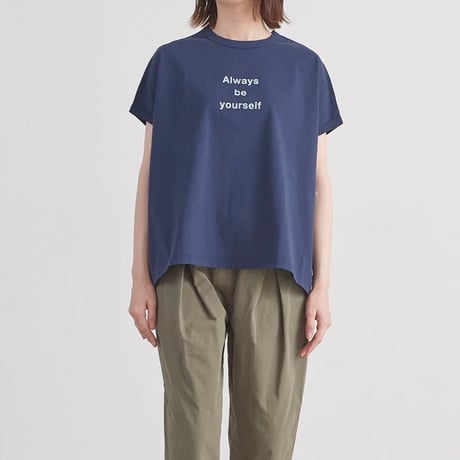 heavenly／ワイドドルマンプリントTシャツ／グレージュ
