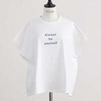 heavenly／ワイドドルマンプリントTシャツ／ホワイト