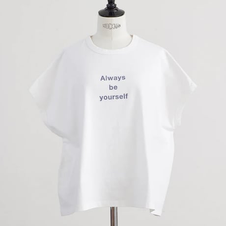 heavenly／ワイドドルマンプリントTシャツ／ホワイト