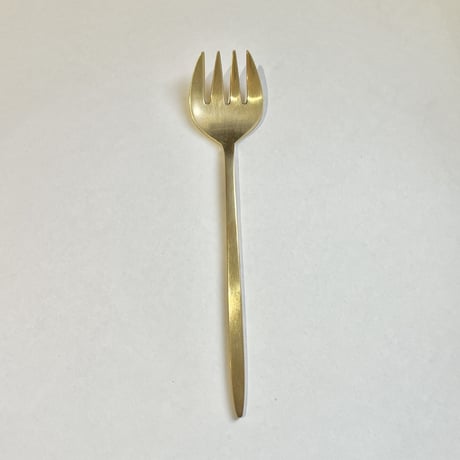 丸いフォルムが可愛いディナーフォーク〜BRASS〜