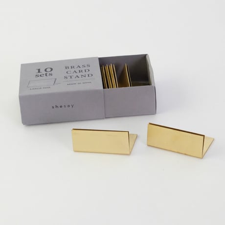 《人気商品》BRASS カードスタンド／ワイド／１０個入り