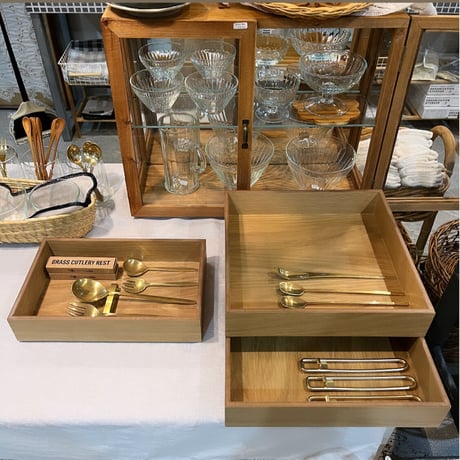 スタッキングトレイ (Ｌ) OAK WOOD