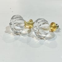 パンプキン型 ノブ／ネジ付き ２個セット