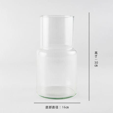 大きなフラワーベース  リューズガラス