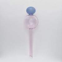 水のやり忘れを防いでくれるガラスのディスペンサー／Ｌ／ピンク
