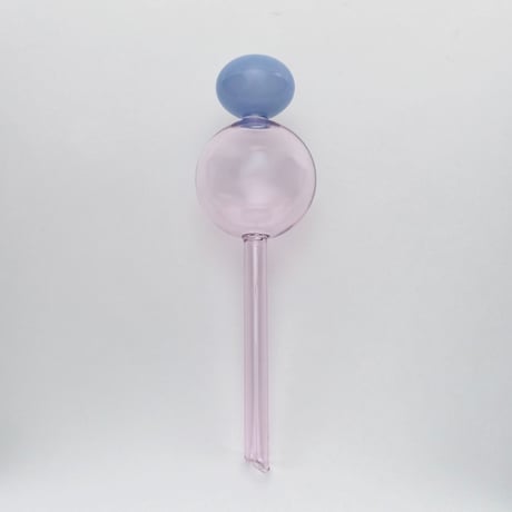 水のやり忘れを防いでくれるガラスのディスペンサー／Ｌ／ピンク