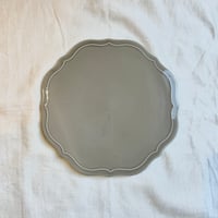 Relief dish レリーフディッシュ 美濃焼／グレー