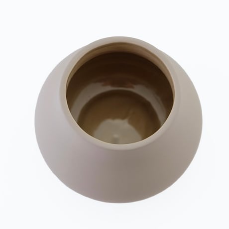 《陶器》マットな質感のソープディスペンサー 泡タイプ/ベージュ