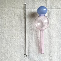 水のやり忘れを防いでくれるガラスのディスペンサー／Ｓ／ピンク