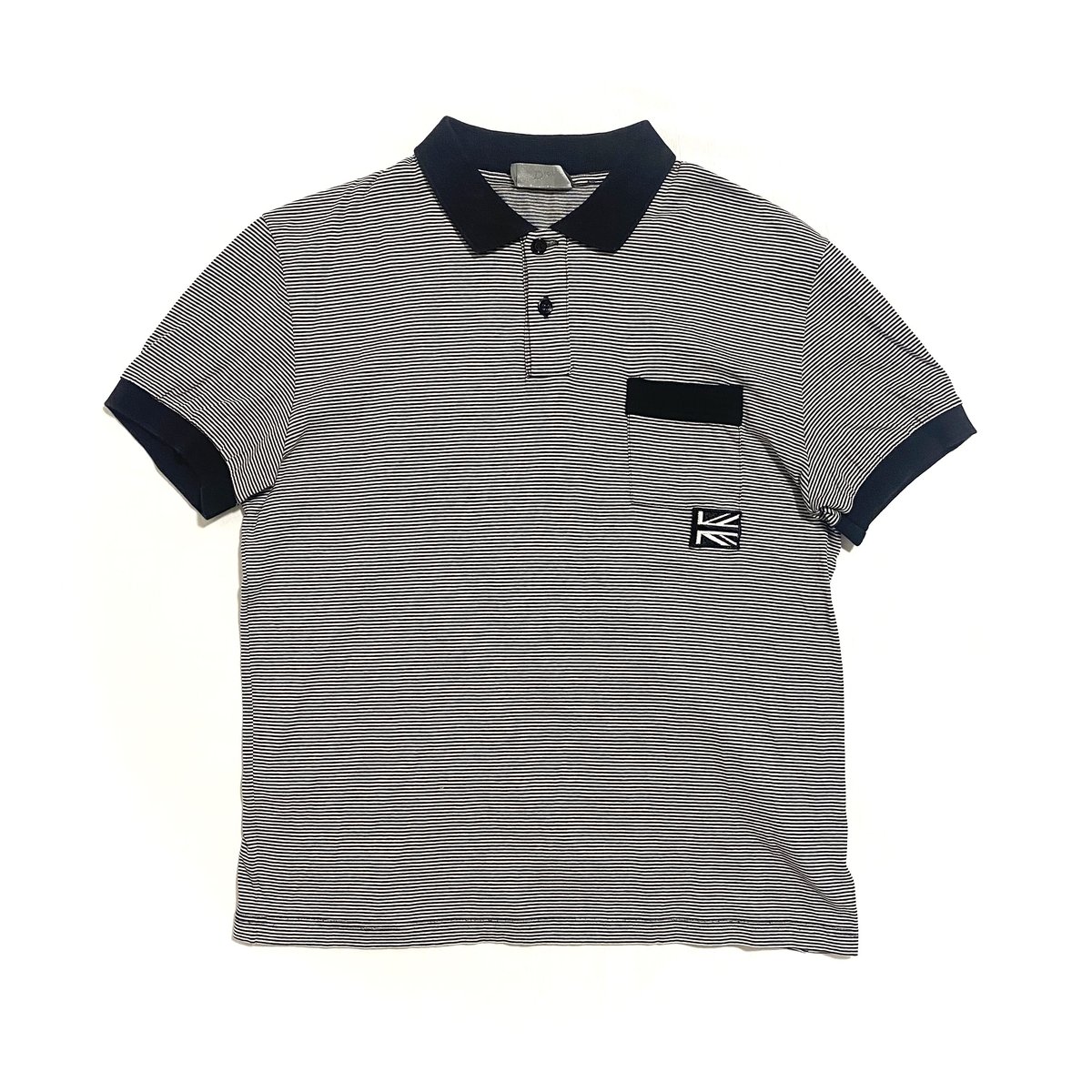 dior homme SS06 ユニオンジャック　ボーダー　ポロシャツ dior homme SS06 ユニオンジャック ボーダー ポロシャツ - メルカリ