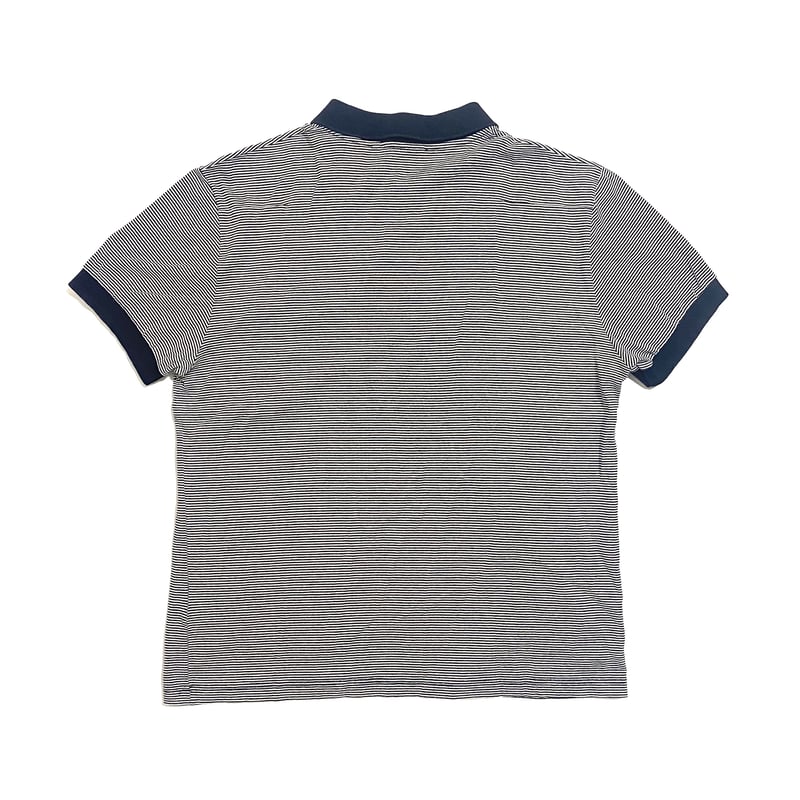 Dior HOMME / border polo shirt | rubbers clothing
